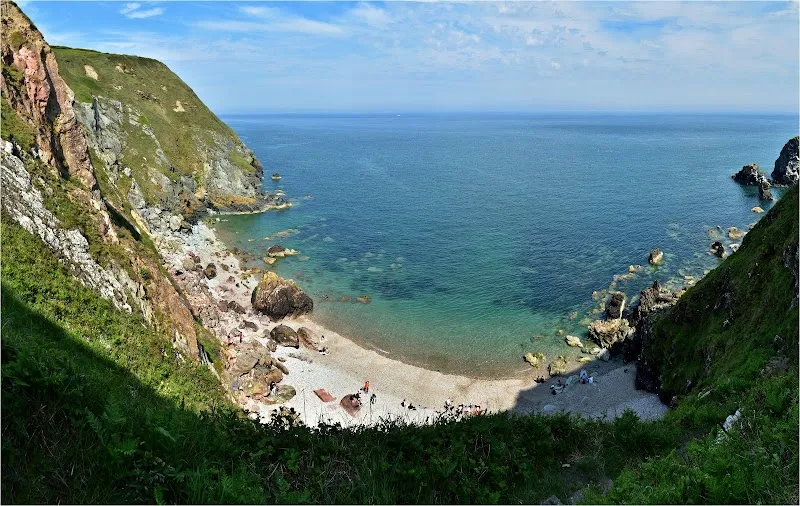 A Tiny Hidden Beach beach in Howth, D