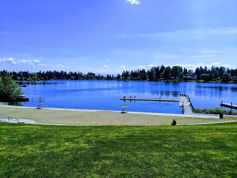 Angle Lake Park park in SeaTac, WA