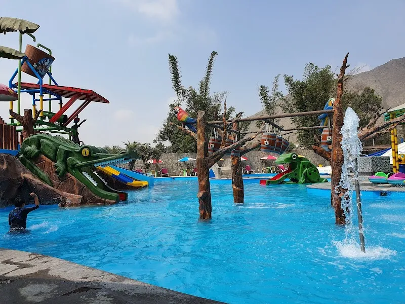 Aquapark Huachipa swimming pool in Chaclacayo, Lima