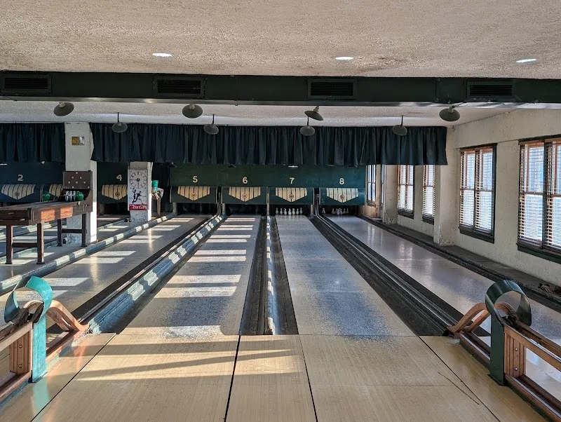 Atomic Bowl Duckpin bowling alley in Fountain Square, IN