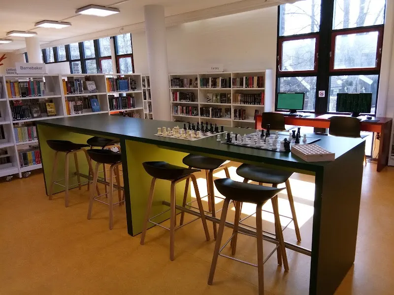 Bærum bibliotek library in Barum, Oslo