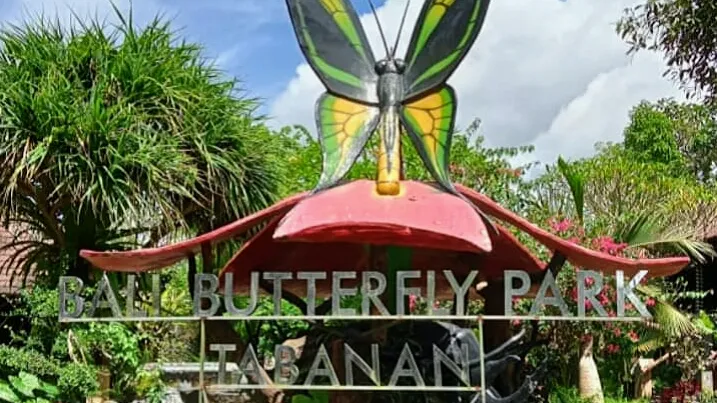 Bali Butterfly Park Tabanan tourist attraction in Bali, BA