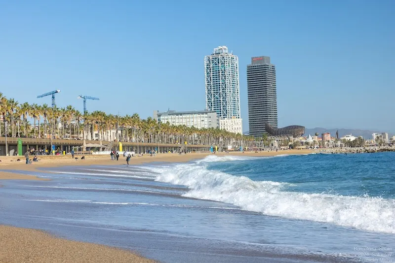 Barceloneta Beach beach in Barcelona, CT