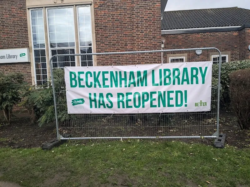 Beckenham Library internet cafe in Beckenham, London