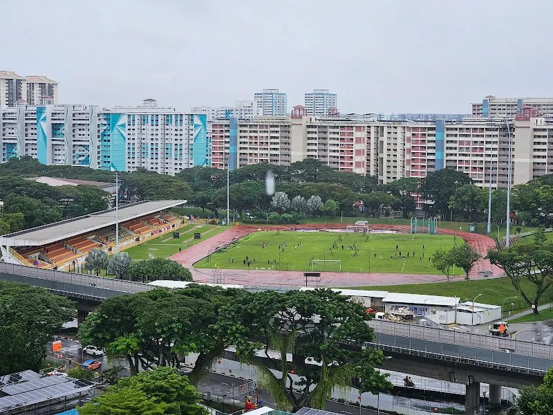 Bedok Stadium sports complex in Bedok, SG