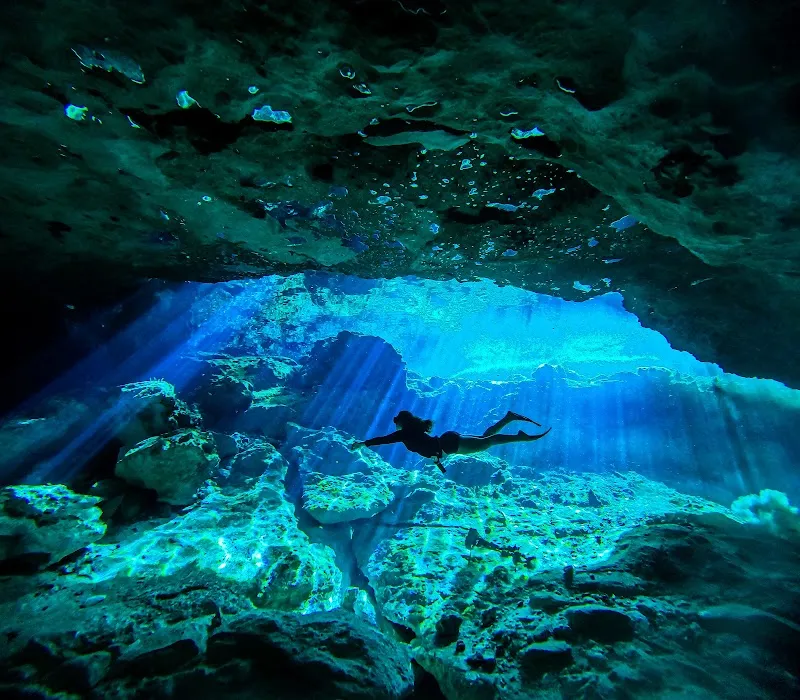 Bejil-Ha Riviera Maya tourist attraction in Chemuyil, QR