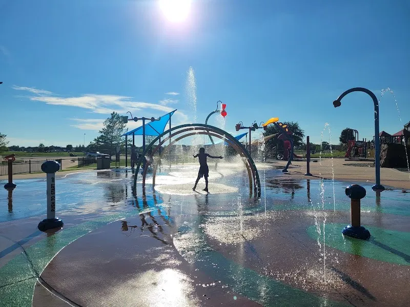 Bentley Park Splash Pad park in Bixby, OK