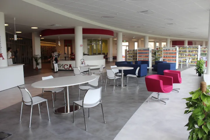 Biblioteca CiviCa library in Calenzano, Tuscany