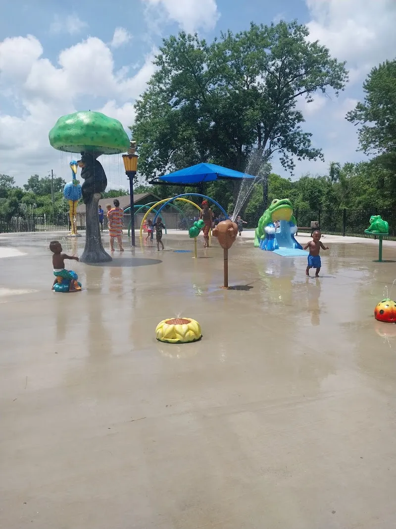 Bicentennial Park Splash Pad park in Belleville, IL