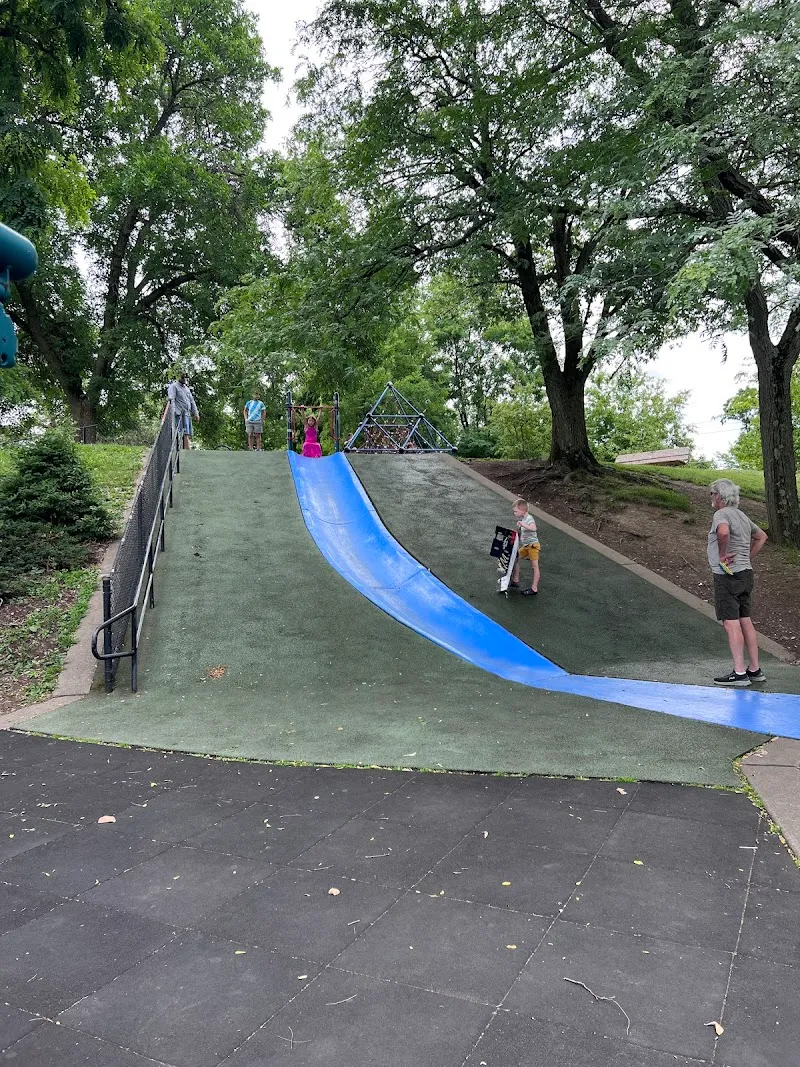 Blue Slide Playground playground in Squirrel Hill, PA