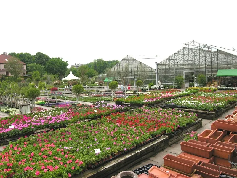 Boomkwekerij van Bosvoorde garden center in Boitsfort, BRU