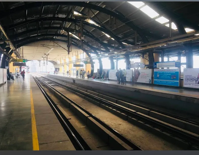 Botanical Garden subway station in Greater Noida, UP