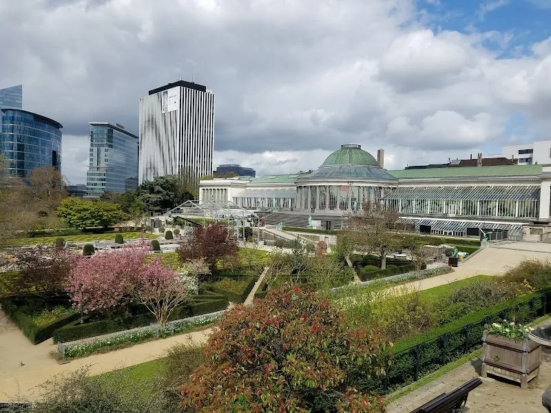 Botanical Garden park in Ixelles, BRU