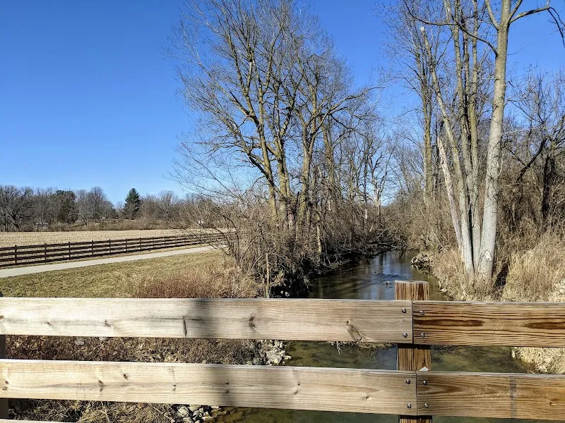 Buck Creek Trail route in Cumberland, IN