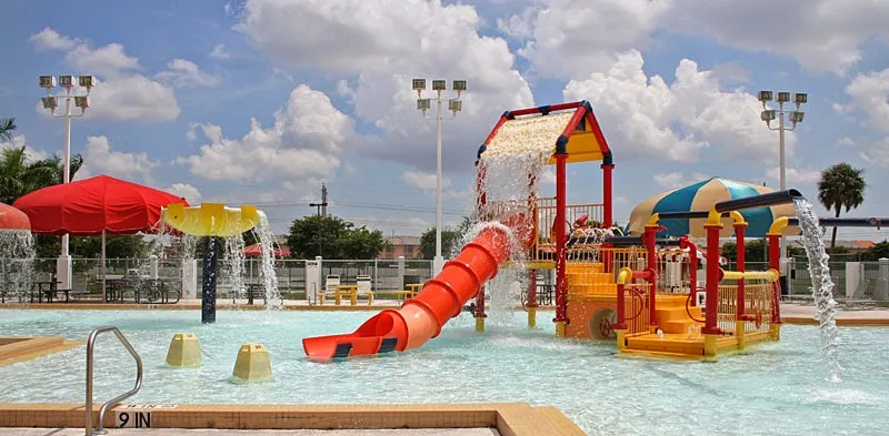Bucky Dent Park water park in Hialeah, FL