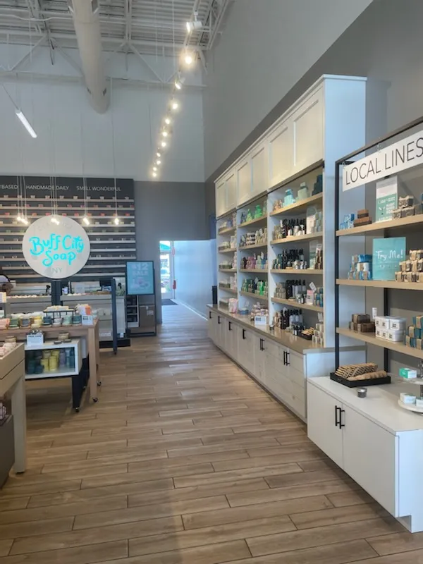 Buff City Soap store in Elmwood Village, NY