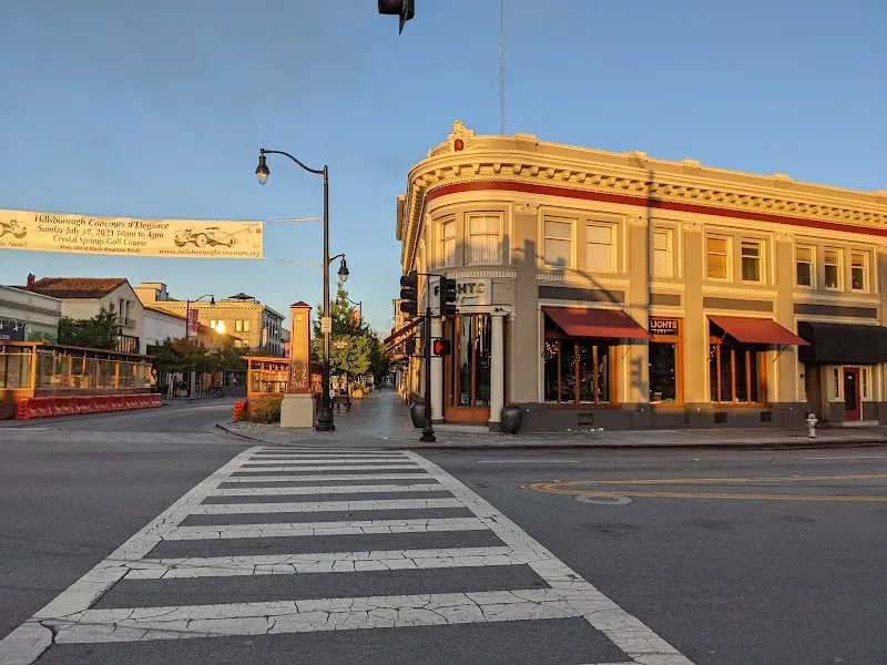 Burlingame Avenue route in Burlingame, CA