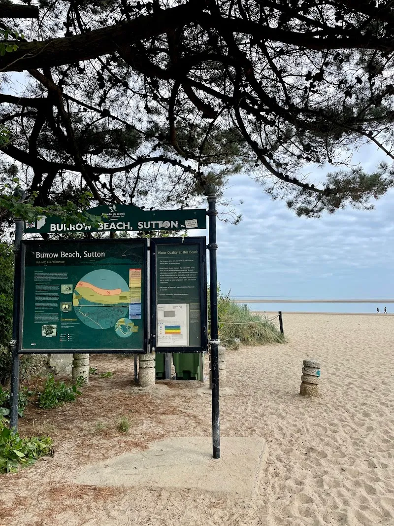 Burrow Beach beach in Sutton, D