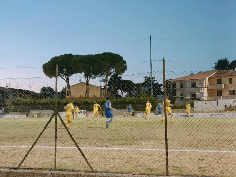 C.s. 1909 Poggio A Caiano athletic field in Poggio a Caiano, Tuscany