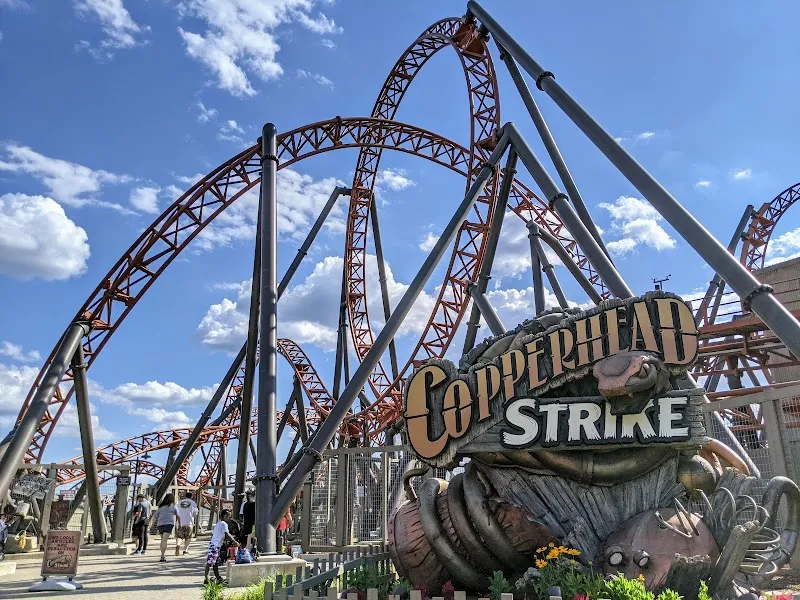 Carowinds amusement park in Charlotte, NC