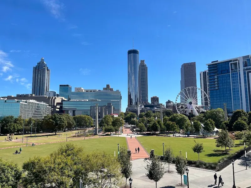 Centennial Olympic Park park in Atlanta, GA