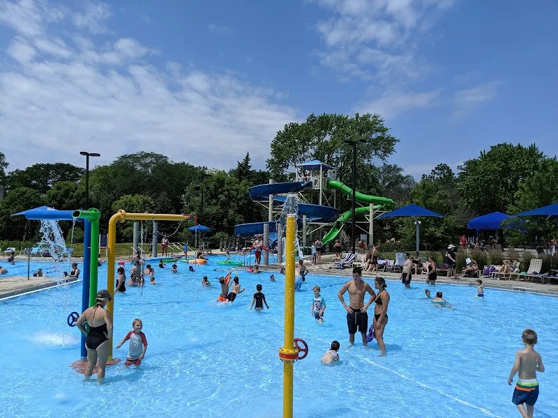 Centennial Park city park in Park Ridge, IL