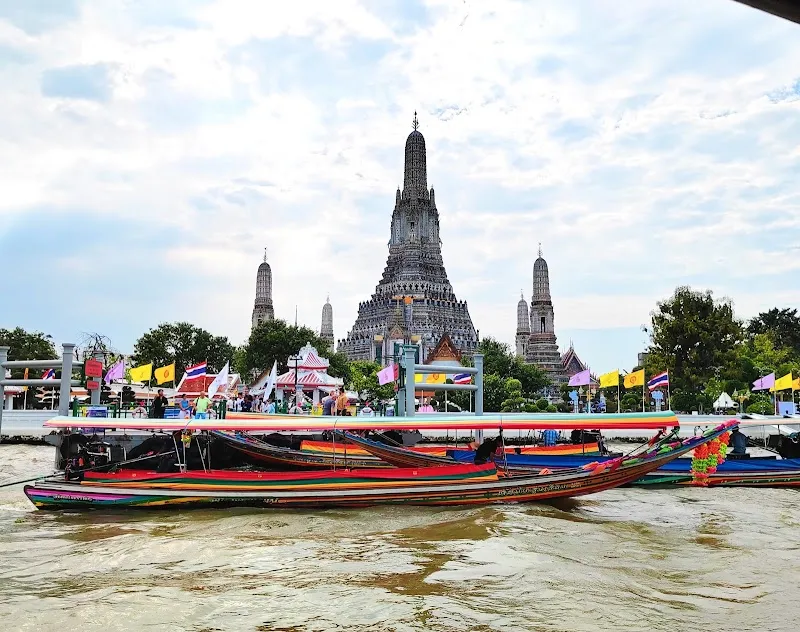 Chao Phraya River Pier Areas and Waterfront outdoor adventure in Rattanakosin, BKK