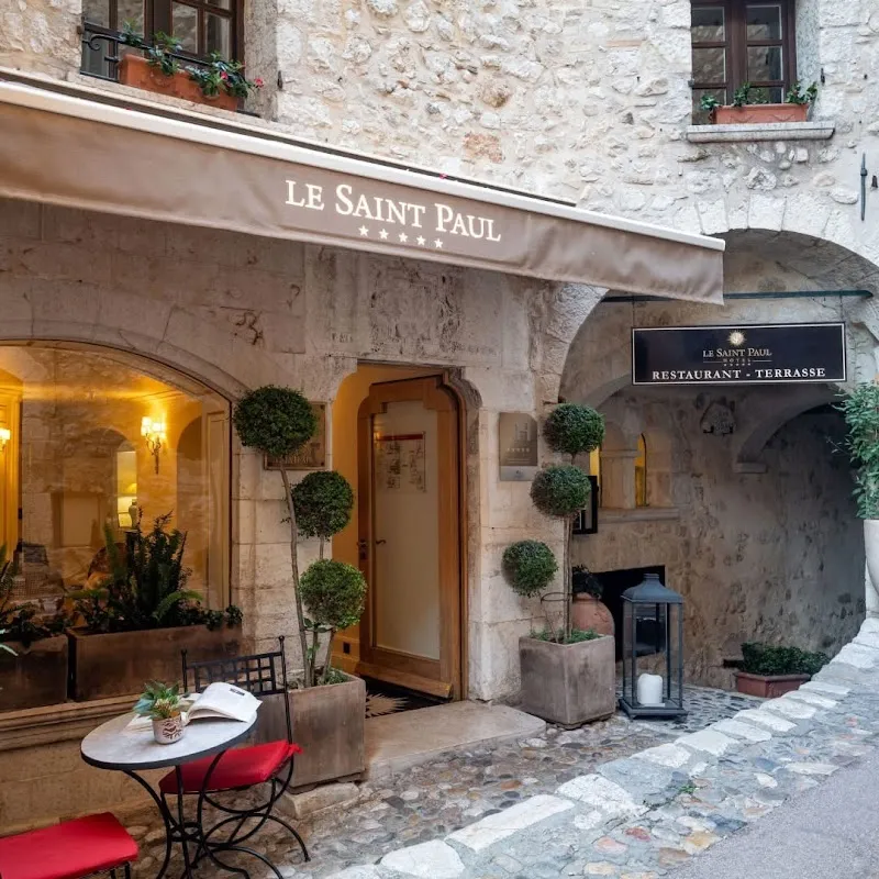 Chez Leuté restaurant in Saint-Paul-de-Vence, PACA
