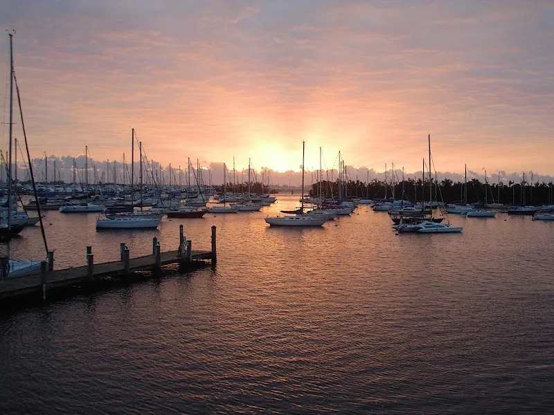 Coconut Grove Sailing Club marina in Coconut Grove, FL