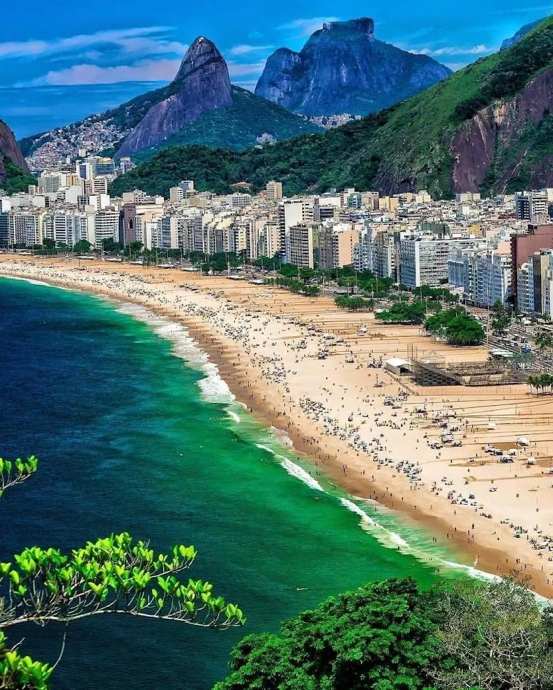 Copacabana Beach beach in Rio de Janeiro, RJ