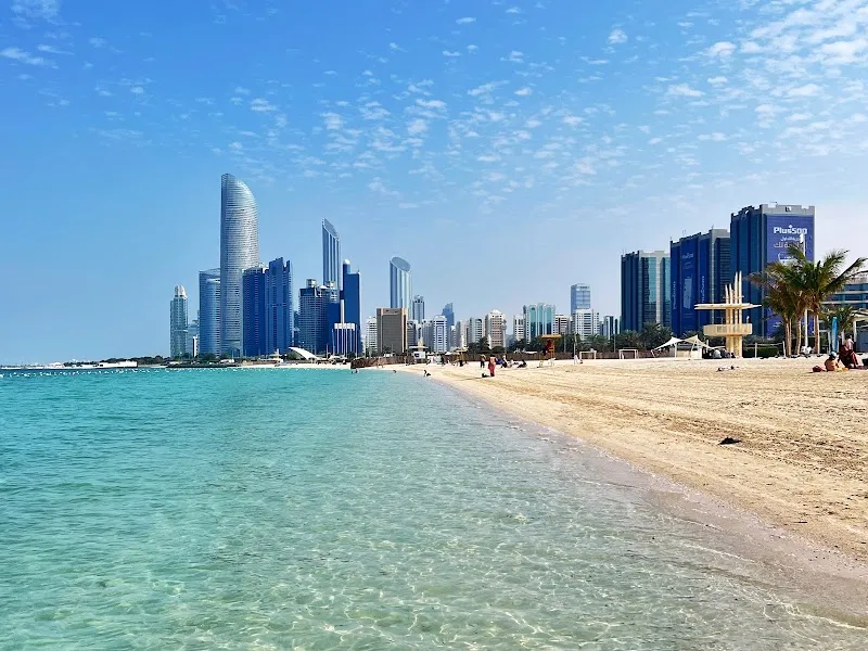 Corniche Beach beach in Abu Dhabi, AUH