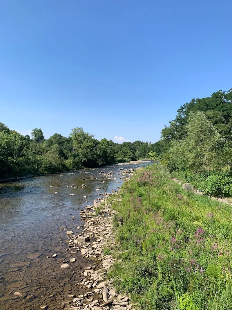 Credit River river in Streetsville, ON