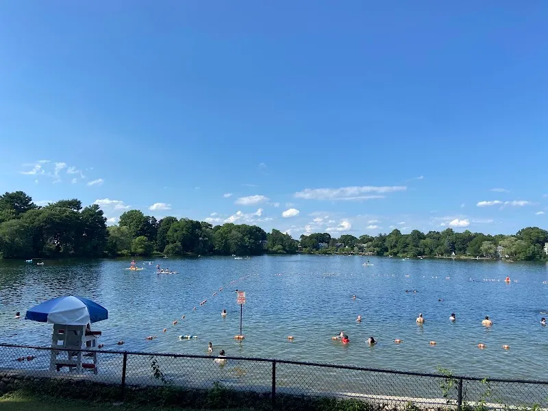 Crystal Lake lake in Newton, MA