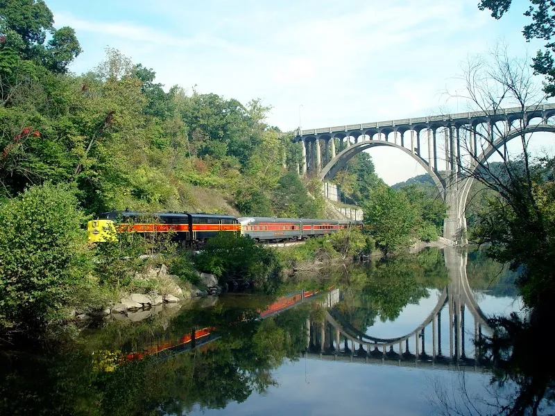 Cuyahoga Valley Scenic Railroad Rockside Station transit depot in Independence, OH