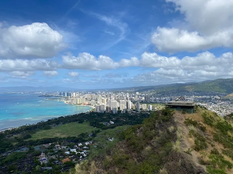 Diamond Head State Monument park in Honolulu, HI