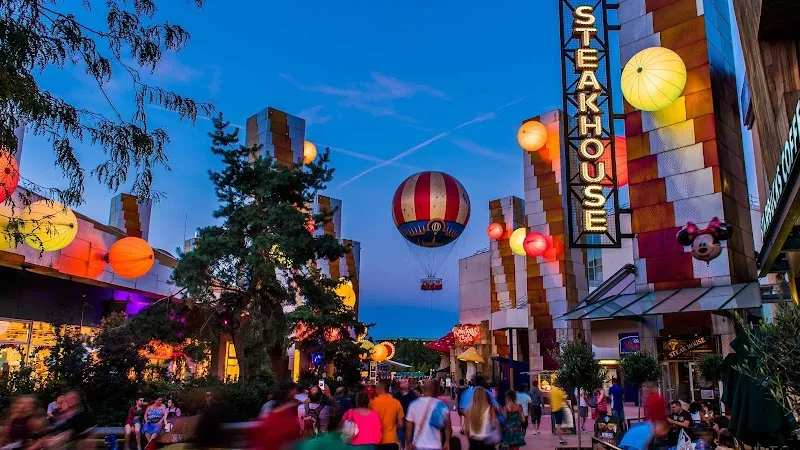 Disney Village amusement park in Disneyland Paris Area (Marne-la-Vallée), IDF