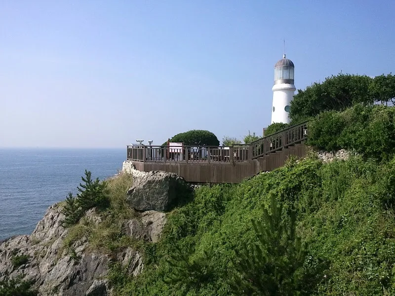 Dongbaekseom island in Haeundae, Busan
