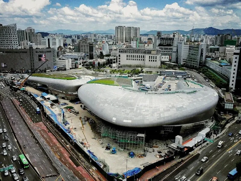 Dongdaemun Design Plaza (DDP) cultural center in Seoul, SEL