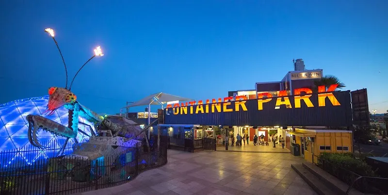 Downtown Container Park shopping mall in Las Vegas, NV