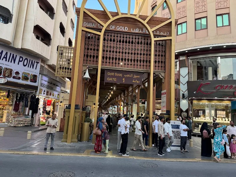 Dubai Gold Souk tourist attraction in Deira, Dubai