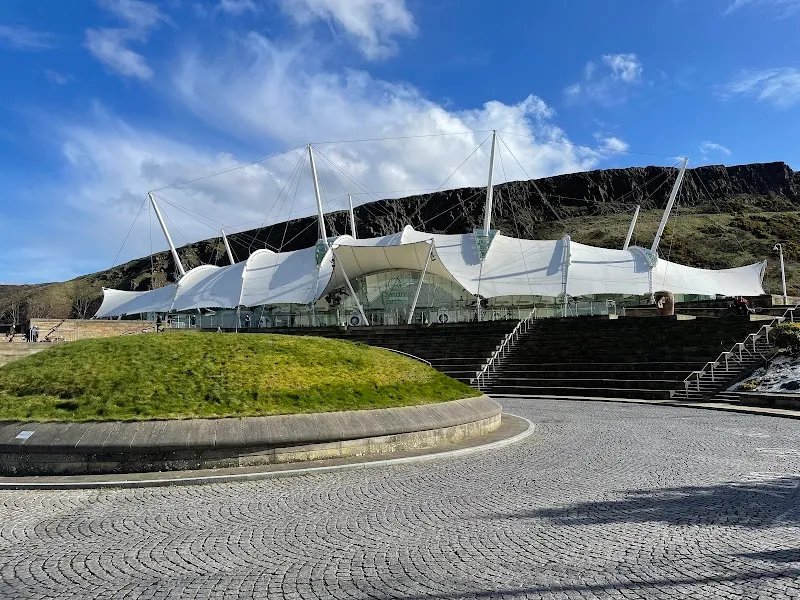 Dynamic Earth visitor center in Edinburgh, SCT