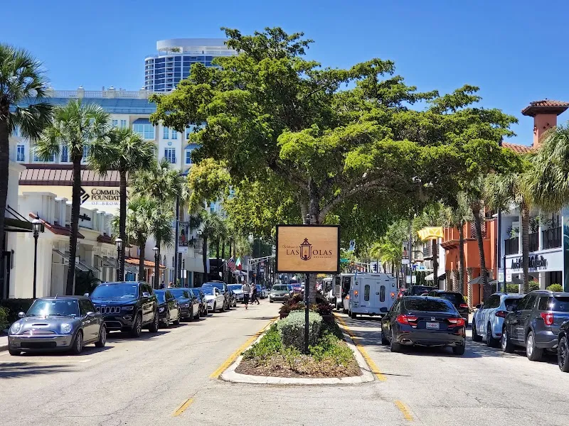 East Las Olas Boulevard route in Fort Lauderdale, FL