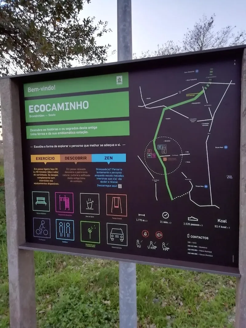 Ecocaminho da Maia hiking area in Maia Centro, Porto