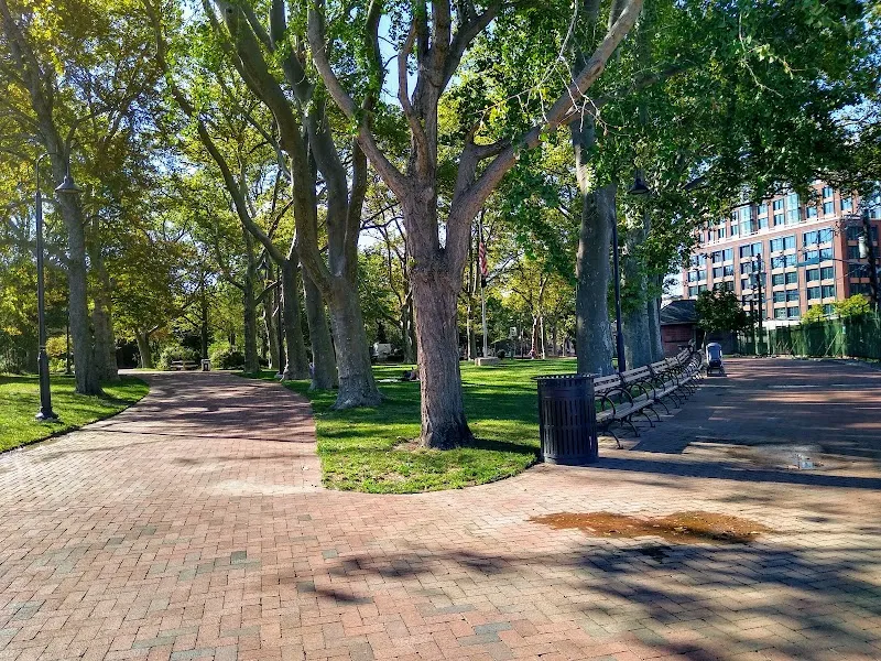 Elysian Park park in Hoboken, NJ