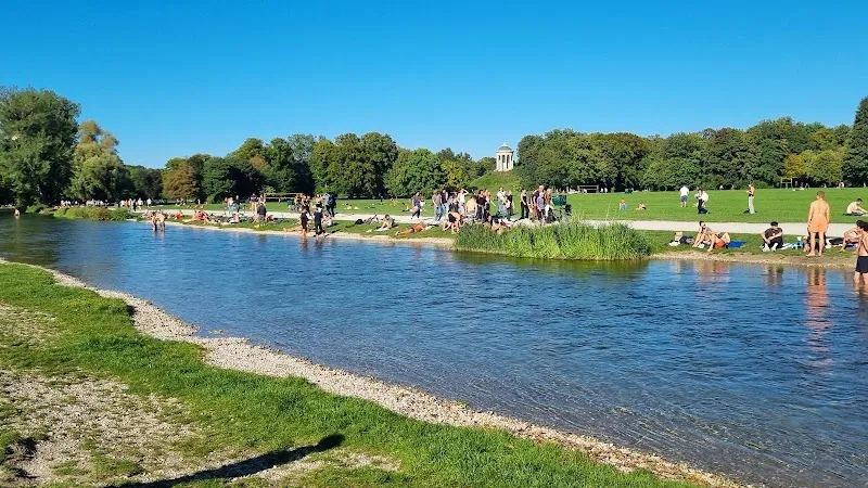 English Garden park in Munich, BY