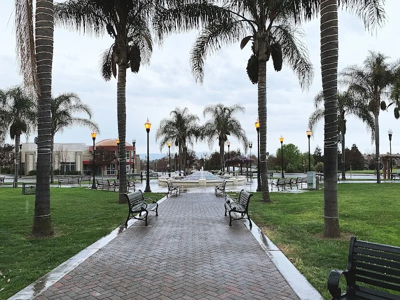 Evergreen Village Square park in Evergreen, CA