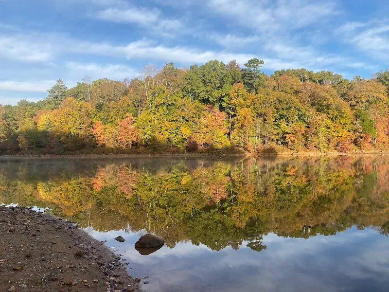 Falls Lake Trail hiking area in Falls Lake, NC