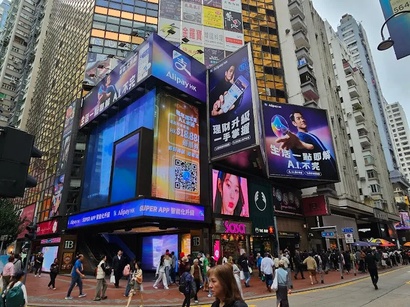 Fashion Walk shopping mall in Causeway Bay, HK