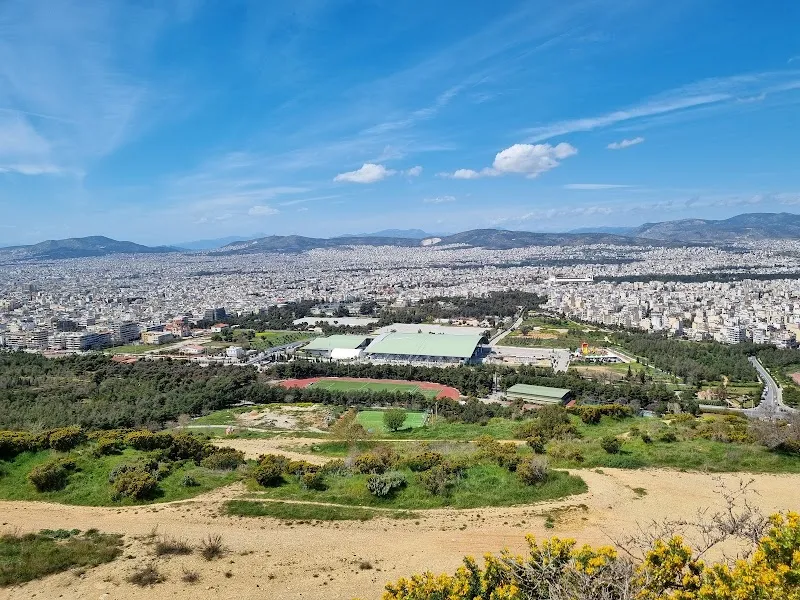 Filothei Hill park in Athens, ATT