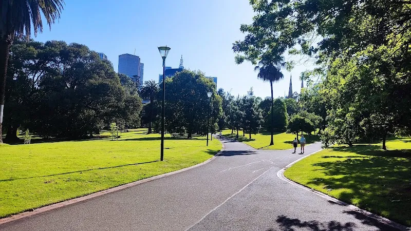 Fitzroy Gardens park in Melbourne, VIC